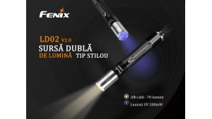 Fenix LD02 V2.0 - Lanternă - 70 Lumeni - 48 Metri